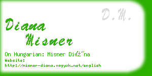 diana misner business card